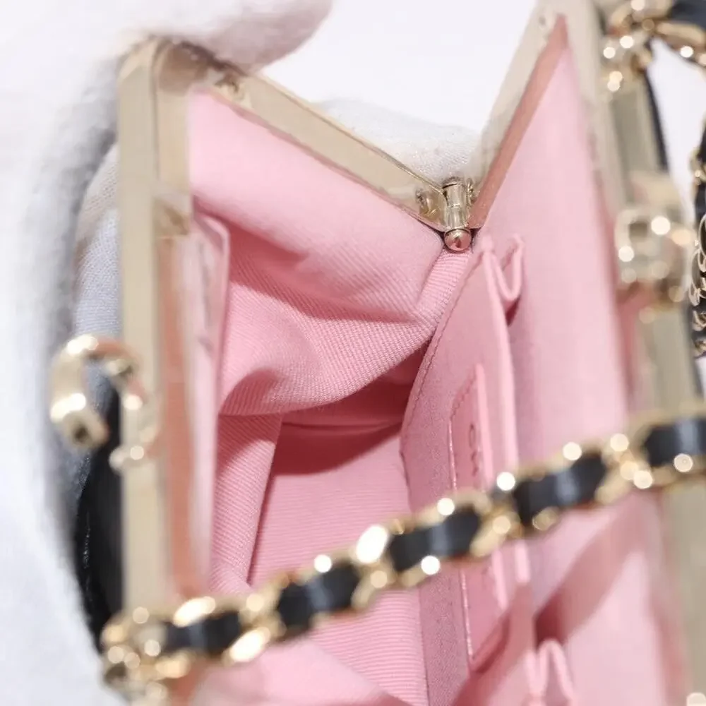 Chanel Matelasse Chain Shoulder Bag Black